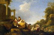 POELENBURGH, Cornelis van Landscape with Diana and Callisto painting